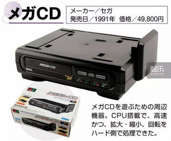 MEGA CD,如果玩的游戏以CD为载体就需要用到这个周边机器