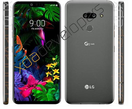 ▲LG G8 ThinQ渲染图(来自XDA)