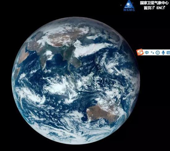 风云4A卫星可见光成像(图片来源:国家卫星气象中心网站)
