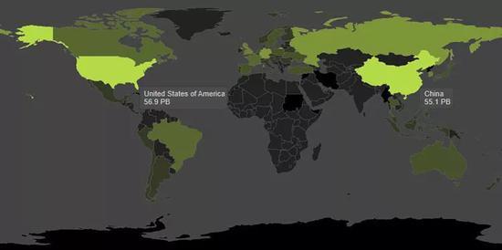 ▲Steam平台中国地区流量已经赶上美国地区(来源:Steam)