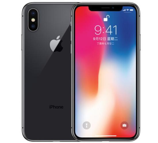 ▲iPhone X(深空灰色)