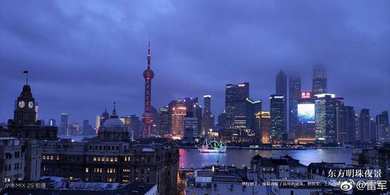 小米MIX2S样张(图片引自雷总微博)