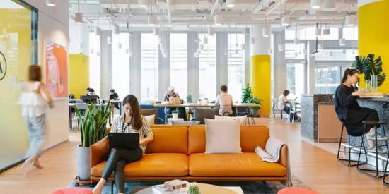 WeWork办公空间,图源其官网