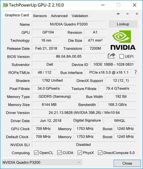 GPU-Z信息