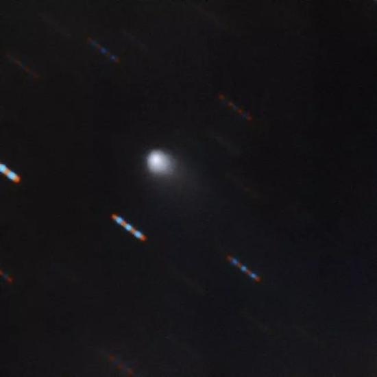 C/2019 Q4的首张彩色照片。(图片来源:Gemini Observatory/NSF/AURA/Travis Rector)
