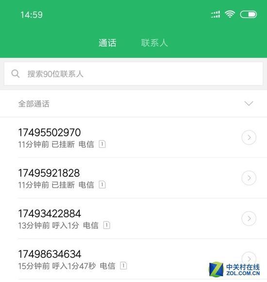 诈骗分子使用的号码