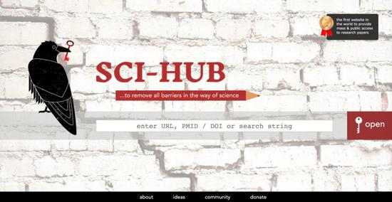 Sci-Hub官网。