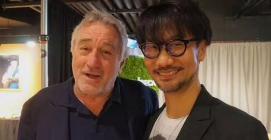 △ 和罗伯特·德尼罗在一起