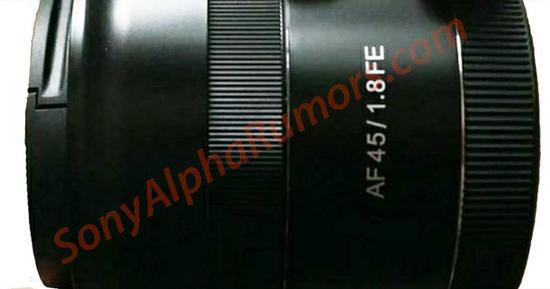 三阳AF 45mm F1.8 FE谍照(图片来自Sony Alpha Rumors)