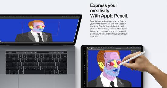 通过 iPad、Apple Pencil 实现在 Mac 上绘画 | Apple