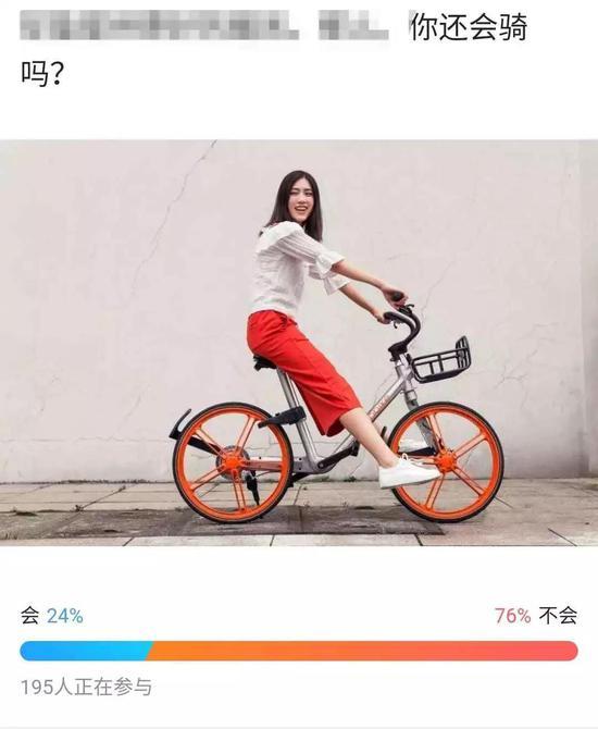 (某网站发起的共享单车涨价投票结果)