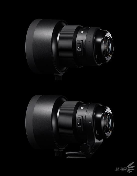 适马105mm F1.4 Art使用橡胶圈和脚架环对比