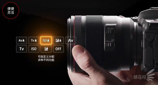 佳能RF 85mm F1.2L USM的多功能控制可实现的功能