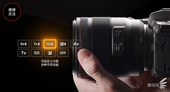 佳能RF 28-70mm f/2 L USM的多功能控制环可自定义实现多种功能