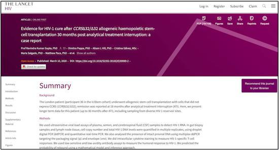 图源:Lancet HIV