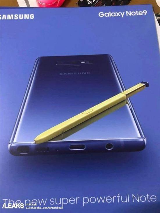 ▲Slashleaks曝光的Note9海报
