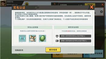 图 7 迷你世界实名认证页面