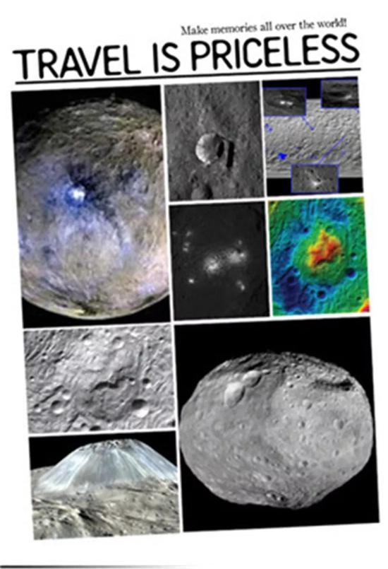 黎明号的青春纪念册。素材来源:NASA