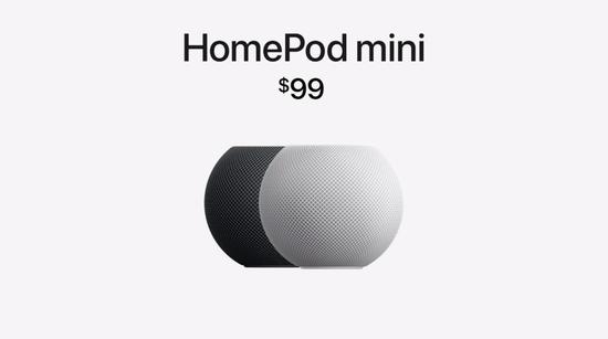 HomePod Mini售价 来源 / 苹果发布会截图