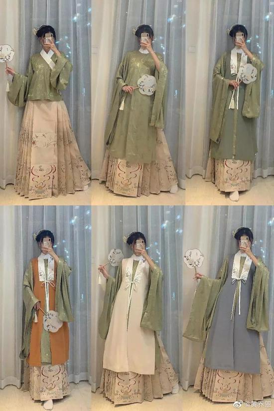 汉服博主黄乔恩,也拥有自己的女装店铺