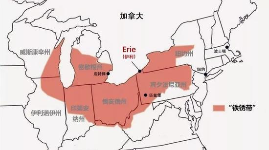 *Erie的中文名为“伊利”,跟某乳企重名,因此本文统一用英文名Erie