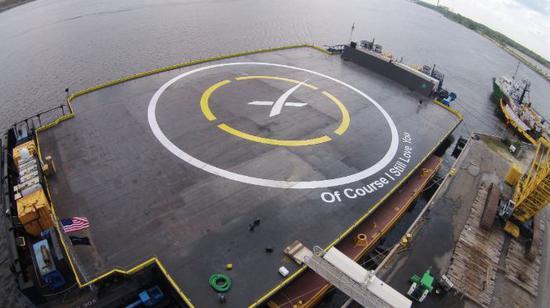 SpaceX火箭海上回收平台
