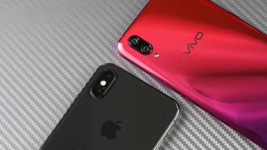 iPhone X和vivo X23后摄对比