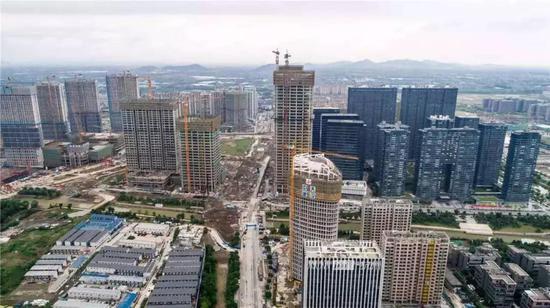 建设中的余杭区未来科技城