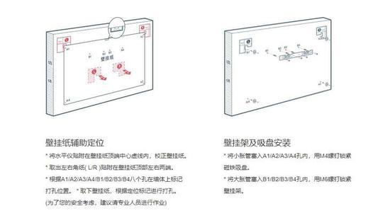小米壁画电视的安装稍显复杂