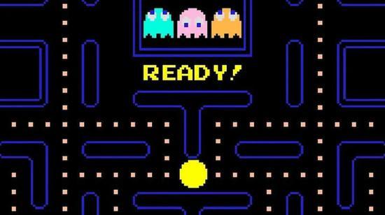 图7:经典游戏《吃豆人》,1982。