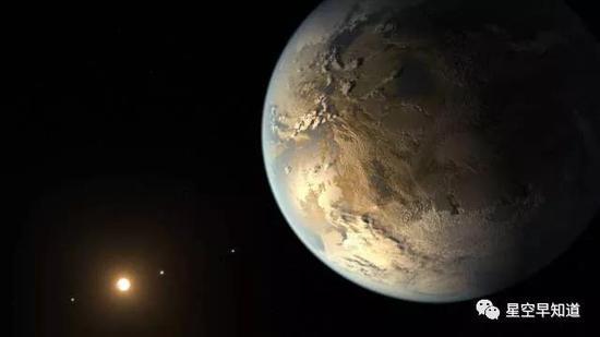 系外行星 Kepler-186f 示意图 来源:NASA