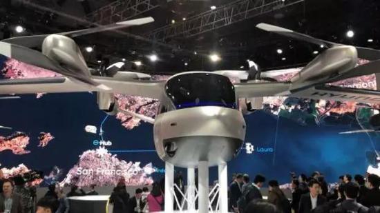 Uber与Hyandai合作研发的飞行汽车,图片来自网络