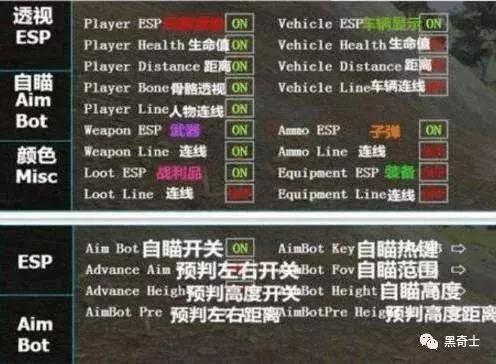 吃鸡的外挂(图片来源:黑奇士)