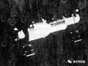 “联盟11号”拍摄的“礼炮一号”空间站 来源:wiki