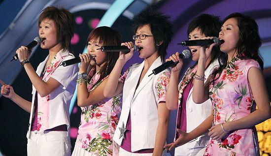 2005年超级女声前五强