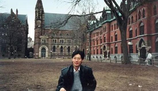 耶鲁时期的沈南鹏,1992年