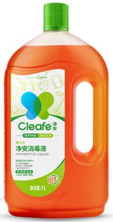 ▲净安Cleafe消毒液