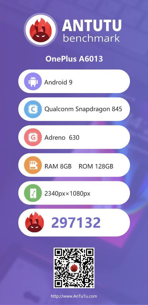 一加6T安兔兔跑分
