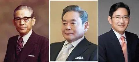 三星三代掌门:李秉喆、李健熙、李在镕