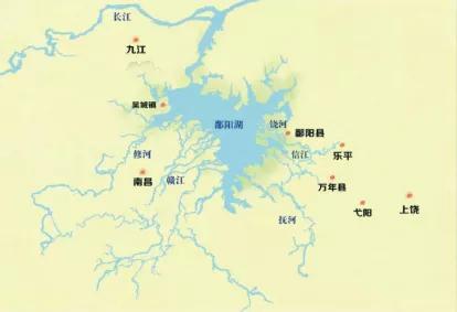 鄱阳湖水系示意图 来源:中国三峡杂志