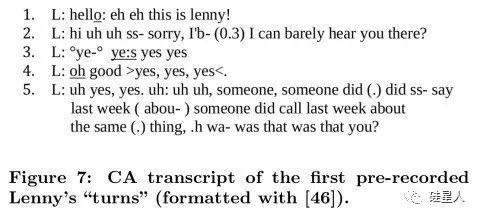 Lenny的前四句固定台词(不包括打招呼的第一句)