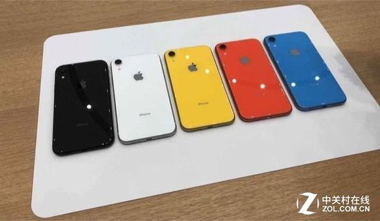 iPhone XR首发采用五种配色