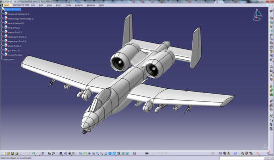 图:CATIA 在航空领域的应用 (来源:谷歌)
