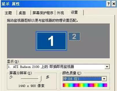 分辨率也是显示器的重要指标