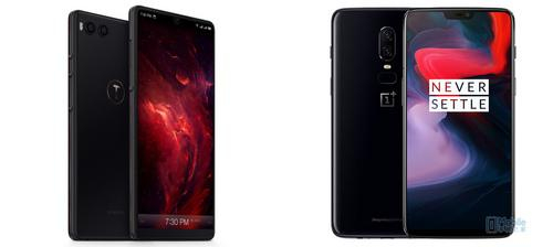 左:坚果R1 右:一加6