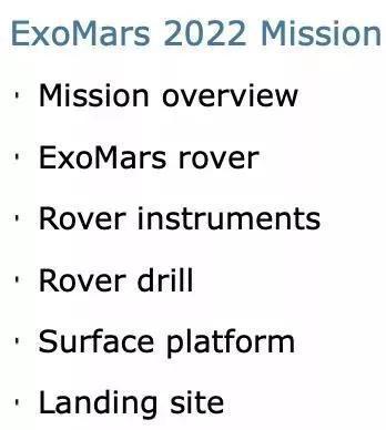 欧空局任务介绍页,已将ExoMars 2020任务改名为ExoMars 2022任务。 来源:ESA