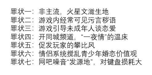 《劲舞团》七宗罪