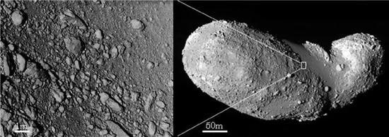 碎石堆结构小行星(图片来源:JAXA)