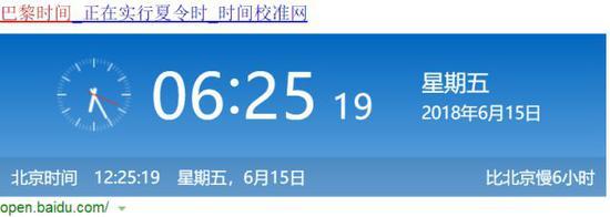 法国首都巴黎时间 (若不在夏令时期间,法国时间将比北京时间慢7小时)