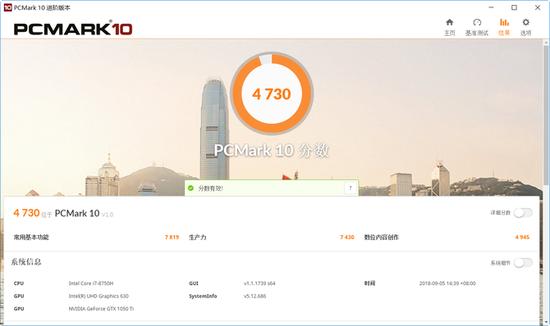PCMark 10检测结果